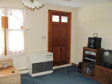 Living room, front door Renni heater...