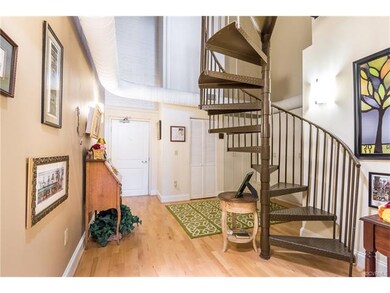 Gracious foyer with tons of storage