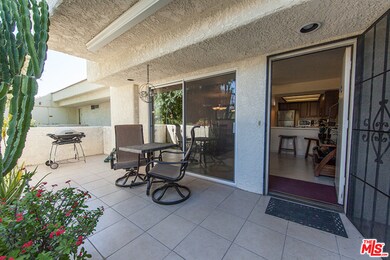 The front patio