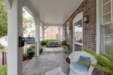 Covered front porch