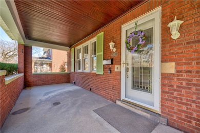 Inviting front porch