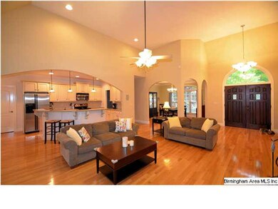 View to the front door.