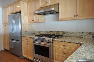 Remodeled kitchen with stainless steel appliances
