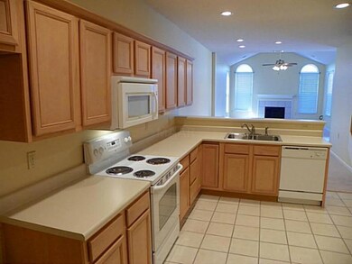 Great view to the living area from the kitchen... 