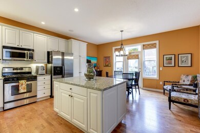 Spacious eat-in kitchen