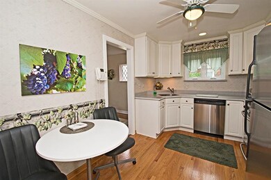 Space to eat-in or use the adjacent dining room.