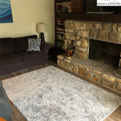 Pretty living room with updated floor and furnitur