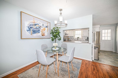 Dining Area with Counter to Kitchen