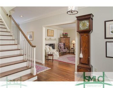 Foyer. Gorgeous heart pine floors thru out the who