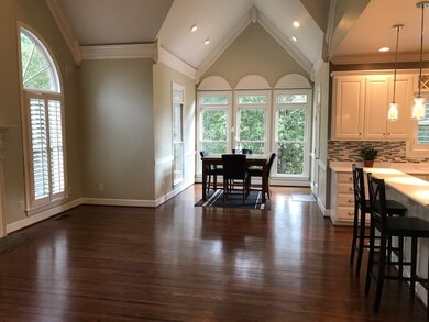 Family Room, Breakfast Room, and Kitchen
