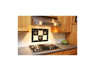 Viking gas range and hood