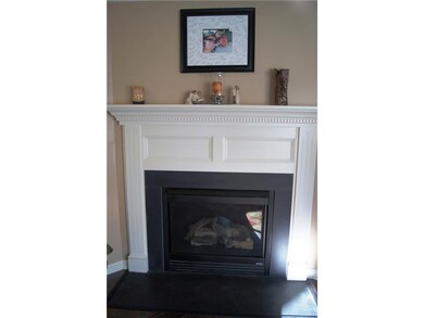 Other. A close up view of the gas fireplace in the