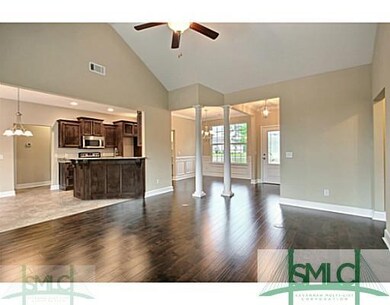 Living Room. Your Family Room is Open to Your Brea