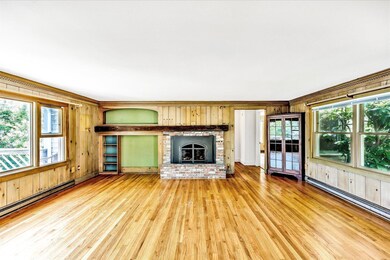 Living gas fireplace
