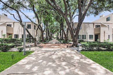 Courtyard offers plenty of shade.