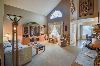 Serene Living room overlooking pool