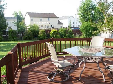 Very large yard with deck and privacy