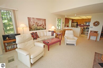 The light and airy living room.