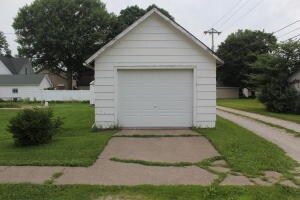 East end of Drive thru garage