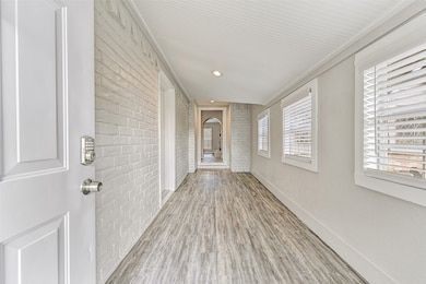 Long galley entry to the home not part of the square footage ~