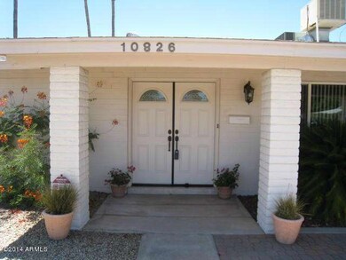 Entry way and front covered patio