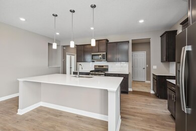 Room for all to gather in this large open kitchen!