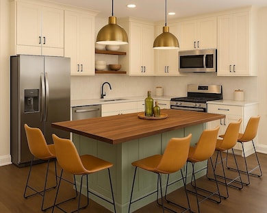 Rendering of kitchen