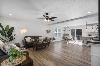 Your guests walk into a bright and open living room.