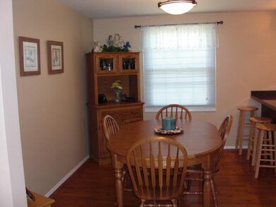 Dining Room. Open View of Dining Room from Kitchen