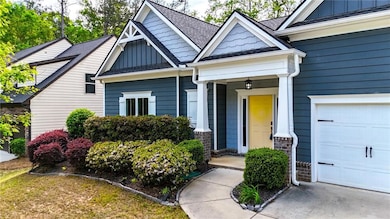 View of front of house featuring stone siding, boa