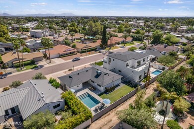 Aerial Towards Old Town Scottsdale