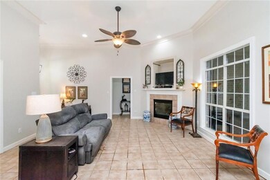 Corner Fireplace