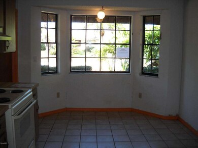 Breakfast nook & bay window view