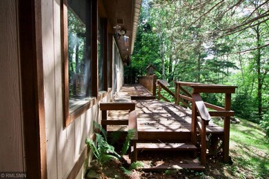 Lakeside deck