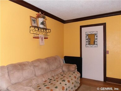 Dining Room Hardwood floors and natural wood trim 