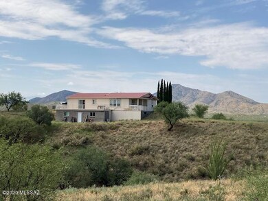 view from pasture looking south west