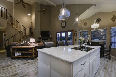 kitchen & family room