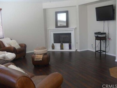 Family room with fireplace