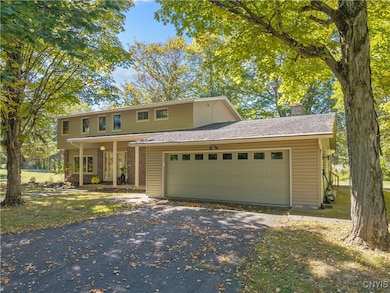 You can drive into the large 2 car garage and go directly into the home, or walk up to the beautiful front entry along a great walkway.