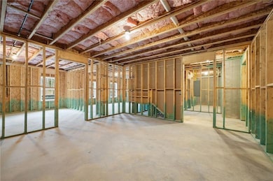 View of below grade area