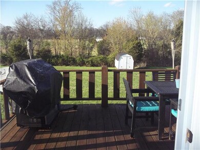 Nice deck for grilling and relaxing!