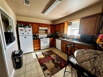Nice sized kitchen with gas stove