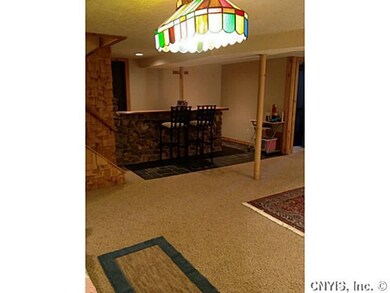 Basement Fully finished basement family room area 