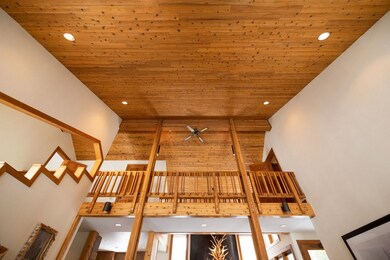 Vaulted Ceilings frame the gallery walkway