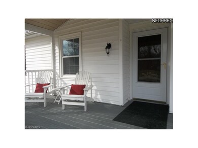 Inviting front porch