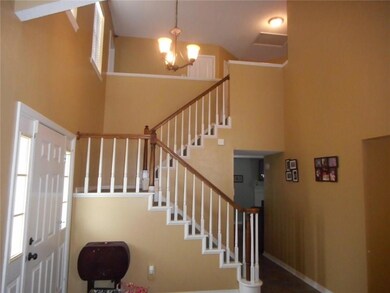 Two story foyer, for a grand welcoming entrance...