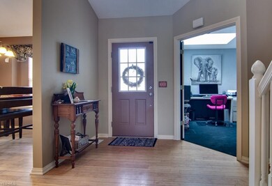As you walk into the home you are greeted to hardw