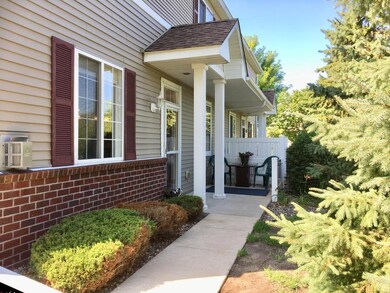 Inviting entry with sweet patio and rare privacy i