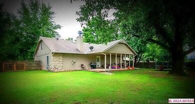 Amazing double covered back porch is ready for you