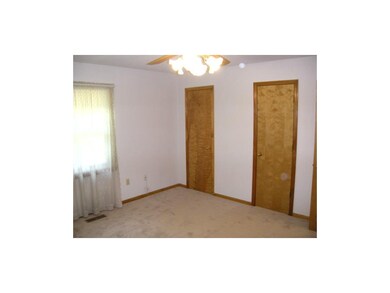 Master bedroom has two closets!